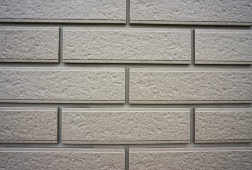 Walls made ??of gray ceramic. Arranged in an orderly look beautiful.                               