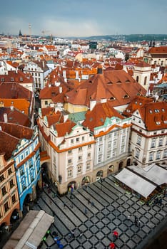 Beautiful old town Prague scenery, Czech republic