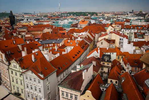 Beautiful old town Prague scenery, Czech republic