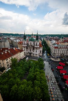 Beautiful old town Prague scenery, Czech republic