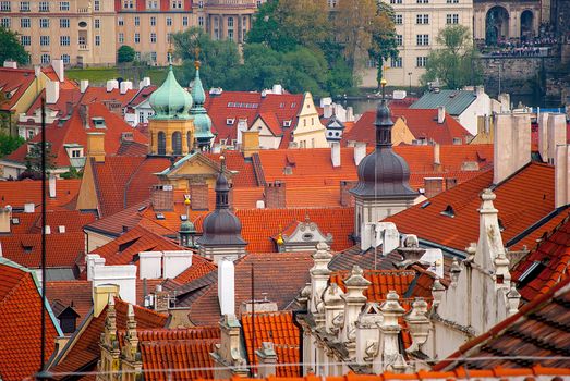 Beautiful old town Prague scenery, Czech republic