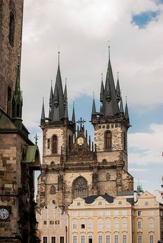 Beautiful old town Prague scenery, Czech republic