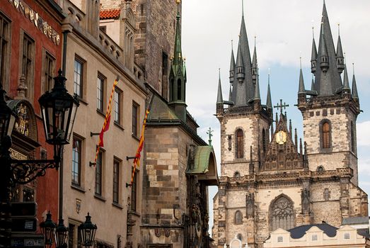 Beautiful old town Prague scenery, Czech republic