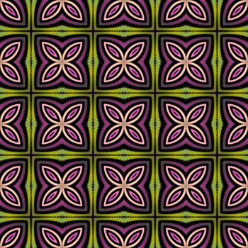 Digital computer graphic - seamless decorative ornament for design.