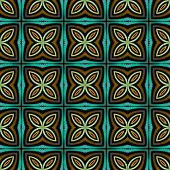 Digital computer graphic - seamless decorative ornament for design.