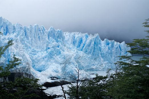 Ice-covered mountains in Los Glaciares National Park                