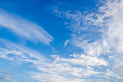 blue sky with cloud background