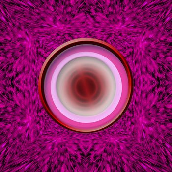 purple abstract texture with round metallic center
