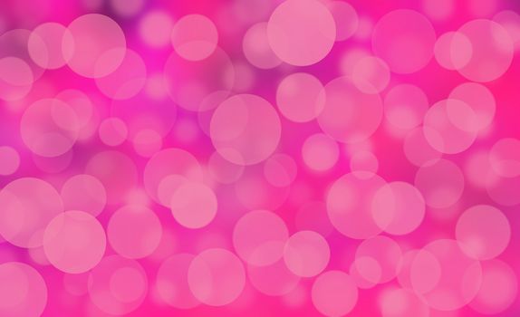 Pink bokeh and blur background