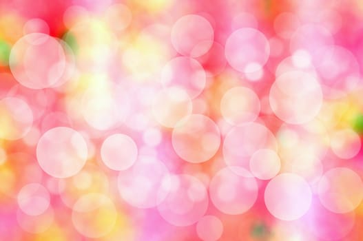 Pink bokeh  and blur background