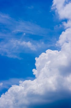 blue sky with cloud background