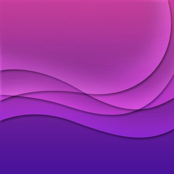 Abstract magenta background with smooth lines. Contemporary style