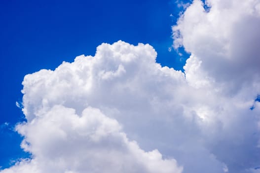 blue sky with cloud background