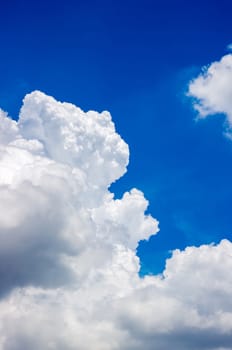 blue sky with cloud background