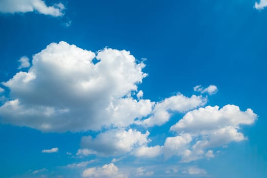 blue sky with cloud background