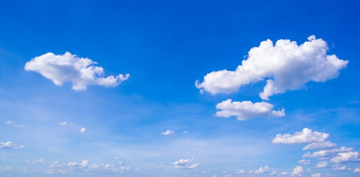 blue sky with cloud background