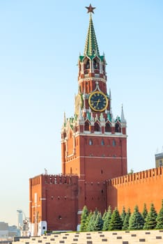 Sights of Moscow Kremlin's Spassky Tower