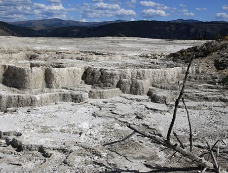 Yellowstone, Mammoth hot springs Terraces 