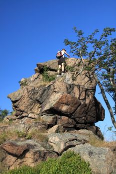 Geocashing oh the rock