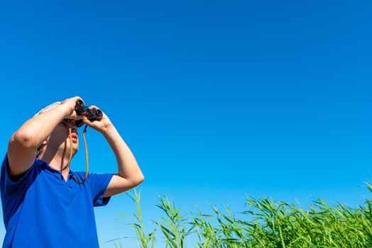 looking for something in the blue sky