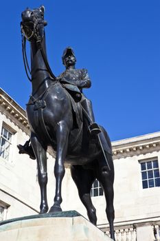Viscount Wolseley Statue in Horseguards Parade, London.