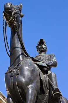 Viscount Wolseley Statue in Horseguards Parade, London.
