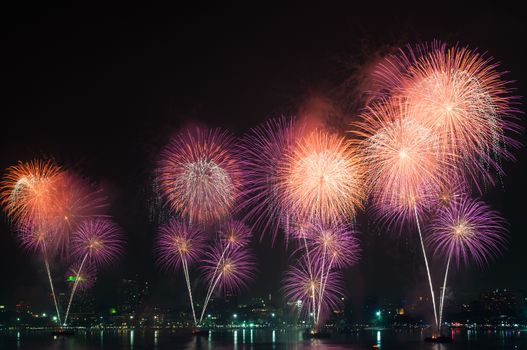 Pattaya International Firework Festival 2012, of Thailand