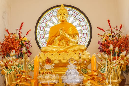 Buddha image, Phasornkaew Temple ,that place for meditation that practices, Khao Kho Phetchabun Thailand