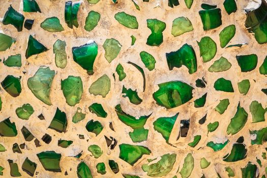 gravel green glass color texture mosaic pattern abstract background