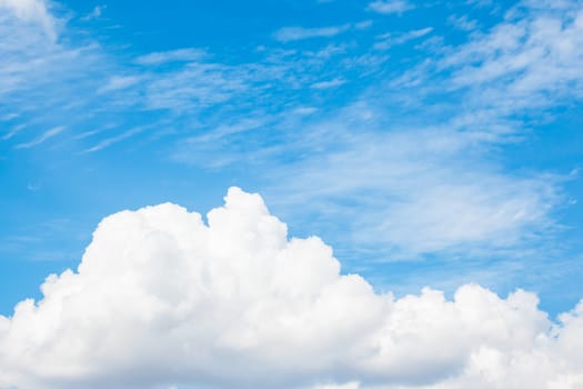 blue sky with cloud