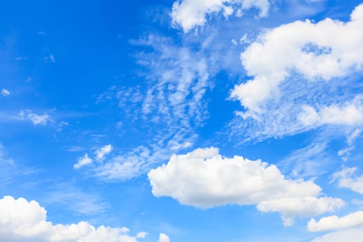 blue sky with cloud