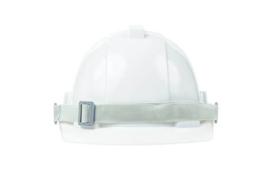 engineering concept, safety helmet on white background