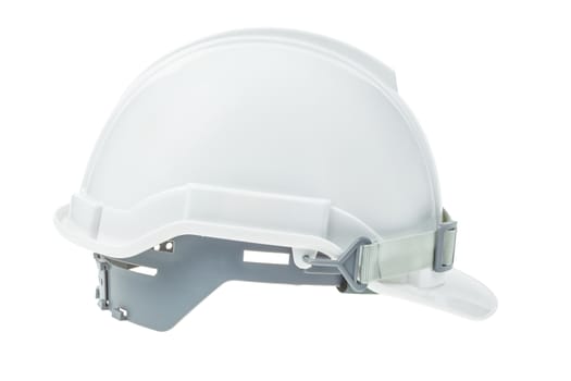 engineering concept, safety helmet on white background