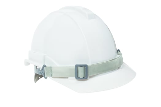 engineering concept, safety helmet on white background