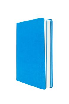 Book on white background,blue color
