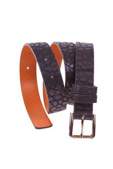leather black belt