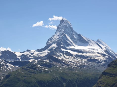 The Matterhorn has become emblem of the Swiss Alps. 