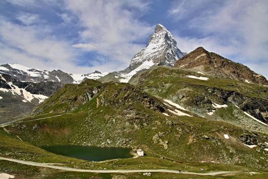 The Matterhorn has become emblem of the Swiss Alps. 