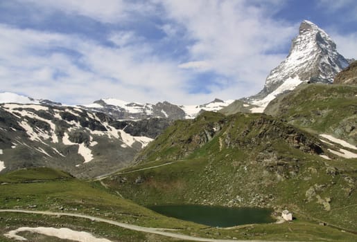 The Matterhorn has become emblem of the Swiss Alps. 