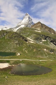 The Matterhorn has become emblem of the Swiss Alps. 