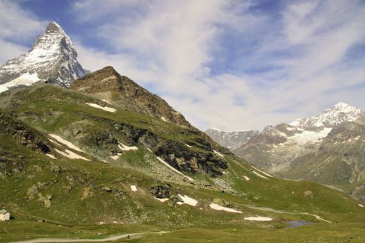 The Matterhorn has become emblem of the Swiss Alps. 