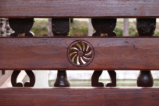 wooden bench lath