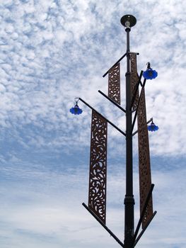 Streetlight with perforate