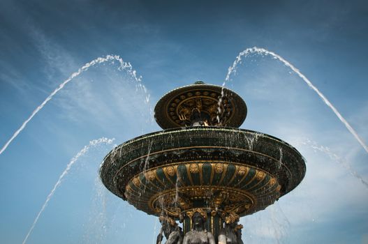 fountain Concorde place in paris