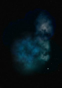 Star field in space a nebulae and a gas congestion. "Elements of this image furnished by NASA".