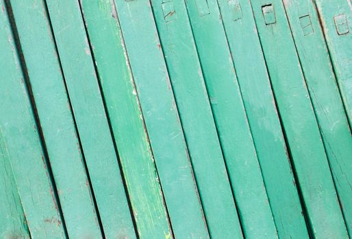 turquoise wooden background and texture