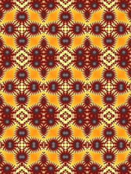 Digital computer graphic - seamless decorative ornament in a bright colors for design.