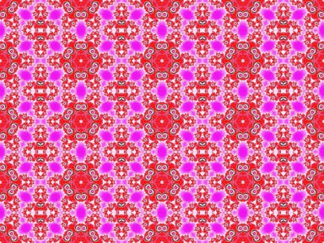 Digital computer graphic - seamless decorative ornament in a bright colors for design.