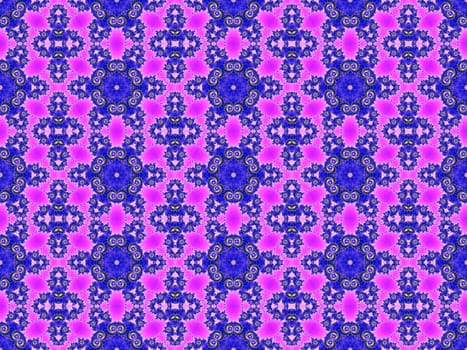 Digital computer graphic - seamless decorative ornament in a bright colors for design.