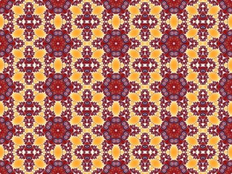 Digital computer graphic - seamless decorative ornament in a bright colors for design.